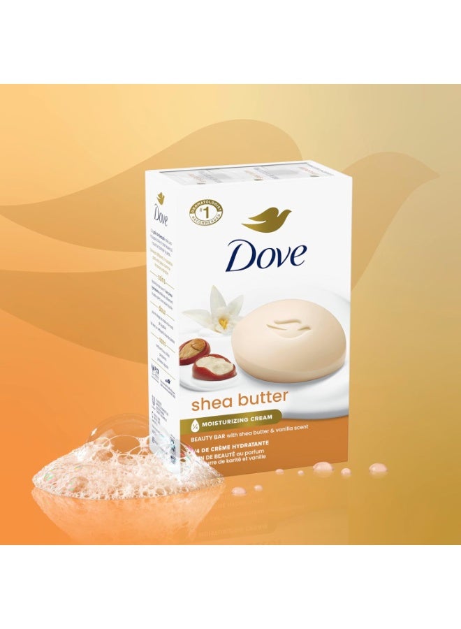 دوف صابون دوف بيوتي بزبدة الشيا، 4 قطع، لبشرة مغذية ومشرقة، غنية، 425 غرام - Image 2